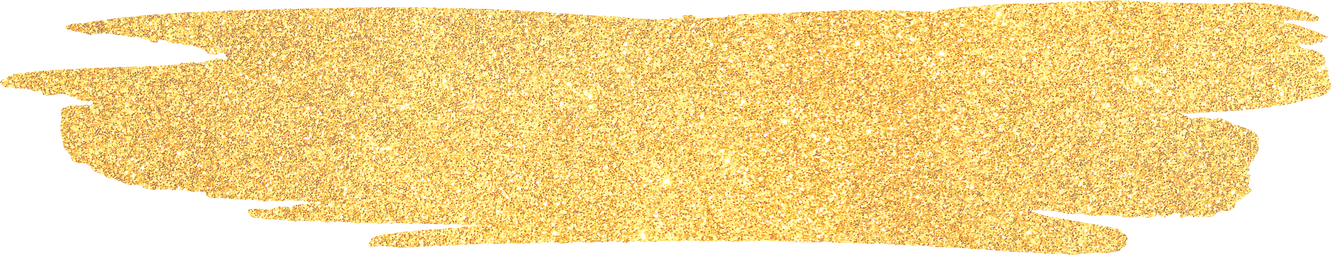 Gold Glitter Brush Stroke